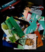 Tennis 10 signed 6x4 inch colour photos Tommy Robredo, Diego Nargiso, Tsvetana Pironkova, Nicole