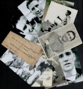 Football collection 10, signed photos and signature pieces includes great names such as John Charles