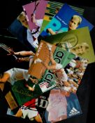Tennis 10 promo signed 6x4 inch Approx colour photos Ricki Osterthun, Marco Chiudinelli, Florian