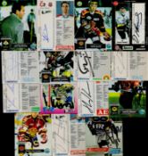 Ice Hockey Trading cards 15 signed signatures such as Daniel Mares, Serge Meyer, Stefan Meier plus