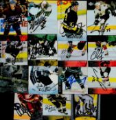 Ice Hockey Trading cards 15 signed signatures such as Steve Ott, Glen Murray, Willie Mitchell plus