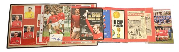 1966 World Cup final England v west Germany, both teams and managers fully hand signed in official