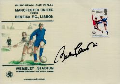 Bobby Charlton signed European Cup Final Manchester United versus Benfica F.C Wembley Stadium 29th