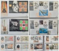 Benham FDC collection all gilded with 22 Carat Gold approx 60+ covers. Subjects include Album