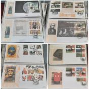 Benham FDC collection all gilded with 22 Carat Gold approx 60+ covers. Subjects include The World of