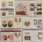 Benham FDC collection all gilded with 22 Carat Gold approx 30+ covers. Subjects include 150TH