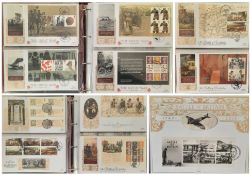 Benham FDC collection all gilded with 22 Carat Gold approx 60+ covers 5 are large covers. Subjects