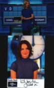 Countdown collection. 2 6x4inch colour photos. Susie Dent and Rachel Riley. Good condition. All