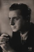 Claude Dauphin signed 6x4 inch black and white photo. Good condition. All autographs come with a