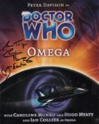 Doctor Who 'Omega' colour 8x10 photo signed by actress Caroline Munro. Good condition. All