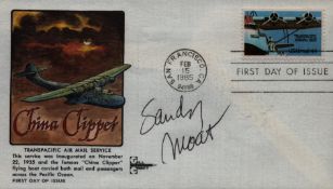 Sanford K Moats signed FDC. Good condition. All autographs come with a Certificate of