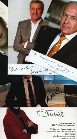 Autograph auction Football, Space, TV/Film, Military, Historic photos, covers and books.