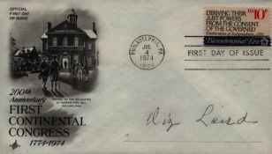 Diz Laird signed FDC. Good condition. All autographs come with a Certificate of Authenticity. We