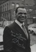 Paul Barber signed 6x4 inch black and white photo. Dedicated. Good condition. All autographs come