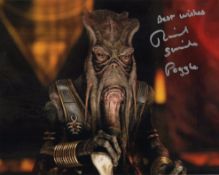 Star Wars Revenge of the Sith colour 8x10 photo signed by actor Richard Stride pictured in a