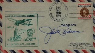 John Ruhsam signed FDC. Good condition. All autographs come with a Certificate of Authenticity. We