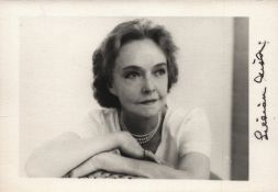 Lillian Gish signed 6x4 inch black and white photo. Good condition. All autographs come with a