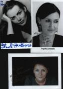 Actresses signed collection. Contains 3 6x4inch photos. Susan Cookson, Saffron Burrows and Angela