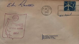 Ed Rector signed FDC. Good condition. All autographs come with a Certificate of Authenticity. We