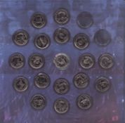 Sainsburys Guiness World Records Makers of the Millenium Medal collection in display sleeve includes
