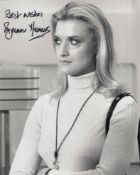 Space 1999 BandW 8x10 photo signed by actress Suzanne Heimer, tough signature to obtain. Good