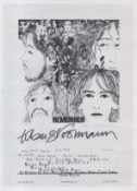 Klaus Voormann, German artist and musician. A signed 11x8 inch photo on satin sheen paper, a