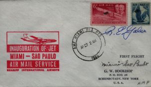 R E Galer signed FDC. Good condition. All autographs come with a Certificate of Authenticity. We