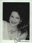 Kim Criswell signed 6x4 inch black and white photo. Good condition. All autographs come with a