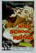 Yvonne Lime, a signed 12x8 inch photo of High School Hellcats (1958), in which she played the