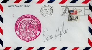 Astronaut James van Hoften signed FDC. Good condition Est.