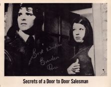 Brendan Price, a signed Secrets of a Door to Door Salesman(1973) film photo. A British theatre,