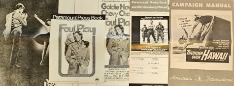 Film Collection 4 x Press Book. Thunder over Hawaii. The legend of Nigger Charley. Foul Play