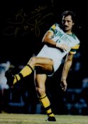 Frank Worthington signed 12x8 inch colour photo. Good condition Est.