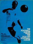 Football League v Scottish Football League Inter League Match Highfield Road stadium Coventry 18th