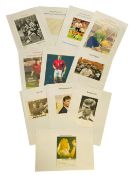 Sport Collection 11 signed assorted signature piece and photos Currie signed 8xinch biopage.