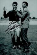 Just Fontaine signed 6x4 inch black and white photo. Good condition Est.