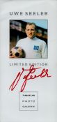 Uwe Seeler signed 8x4 inch limited edition photo card. Good condition Est.