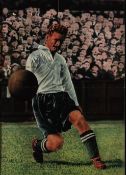 Tom Finney signed colour magazine photo cut out 7x9 inch approx. Good condition. All autographs come