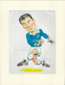 John Collins signed 15x12 inch art work mount. Good condition. All autographs come with a