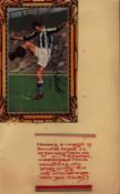 Peter Doherty signed colour trading card mounted to paper 3x5 inch over all approx. Good