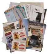 Military Ephemera collection, 39 Airbourne Badge, The View from the Fence paperback, postcards,