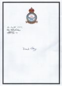 WW2 617 Squadron multi signed by Frank Tilley, Flight Sergeant Ken Jenkinson, Flight Lieutenant