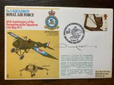 RARE Pierre Clostermann signed RAF cover top French WW2 ace. Good Condition. Pierre-Henri