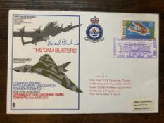 WW2 617 sqn Leonard Cheshire VC signed 1972 Dambusters Avro Lancaster and Vulcan bomber flown RAF