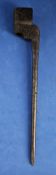 WW2 British Enfield No.4 MK II Rifle Spike Bayonet, measures 10 inch long appx. Good condition.