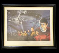 Trevor Horswell signed Star Trek Limited Edition print 716/850 titled 