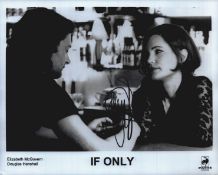 Elizabeth McGovern signed 10x8 inch If Only black and white movie still photo. Good condition. All