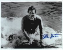 William Shatner signed 10x8 inch black and white photo. Good condition. All autographs come with a
