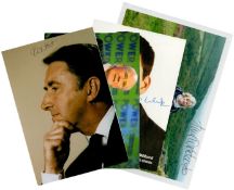 Political collection. 4 signed photos. Ming Campbell, Ann Widdecombe, David Steel and David