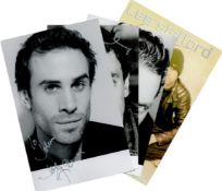 Actors signed collection. 4 photos. Lee Stafford, Joseph Fiennes, Ben Miles and one other. Good